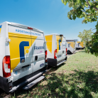 Vehicules parked in Fraikin agency