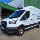 One of 70 new 3.5-tonne Ford Transit vans supplied by Fraikin to Campbells Prime Meat on contract hire