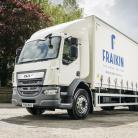 Fraikin rigid parked in a depot