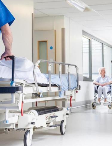 Nurses and doctors in an hospital